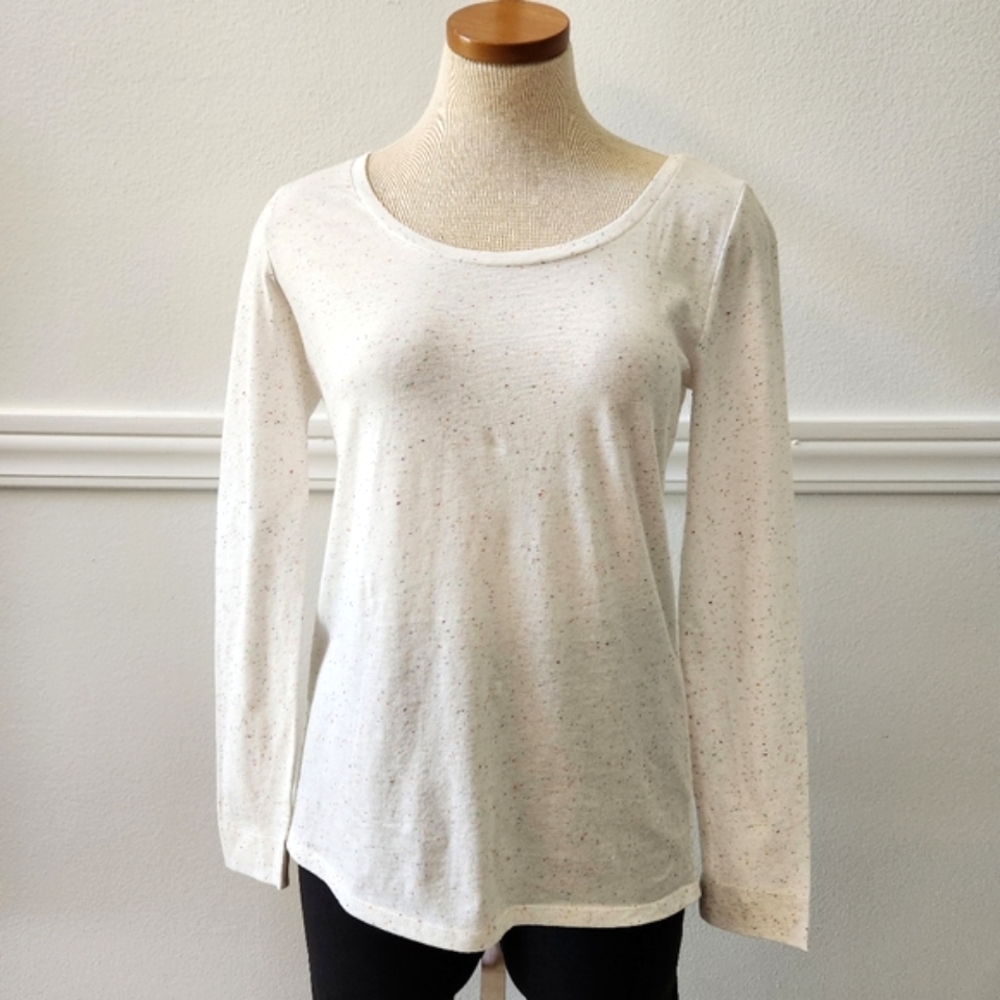 Ann Taylor LOFT Women's Long Sleeve Vintage Cotton Tee size Small